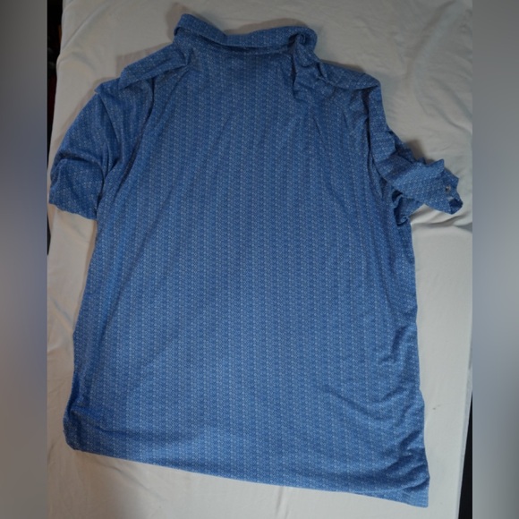 Callaway Patterned Blue Polo Shirt - Picture 3 of 3